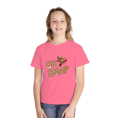 🍪 Oh Snap! 🍪 Youth Midweight Tee - Gingerbread Man Sweet Mishap! - Whippie's