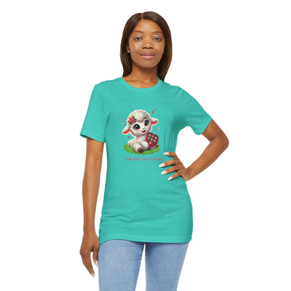💖 I Only Have Eyes for Ewe! 🐑 Unisex Jersey Tee ✨ Spread the love this Valentine's Day! - Whippie's