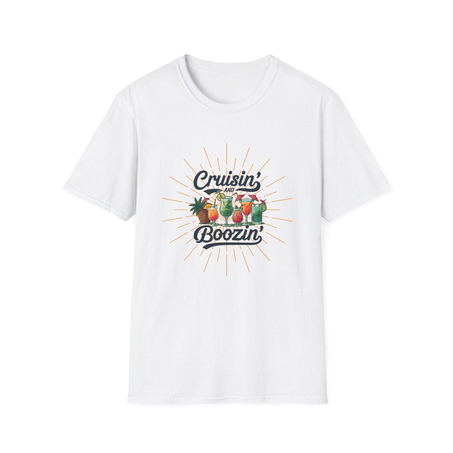 Cruisin' and Boozin Unisex Tee 🛳️🍹 - Whippie's