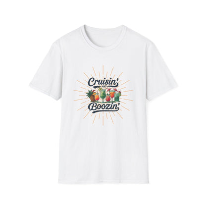 Cruisin' and Boozin Unisex Tee 🛳️🍹 - Whippie's