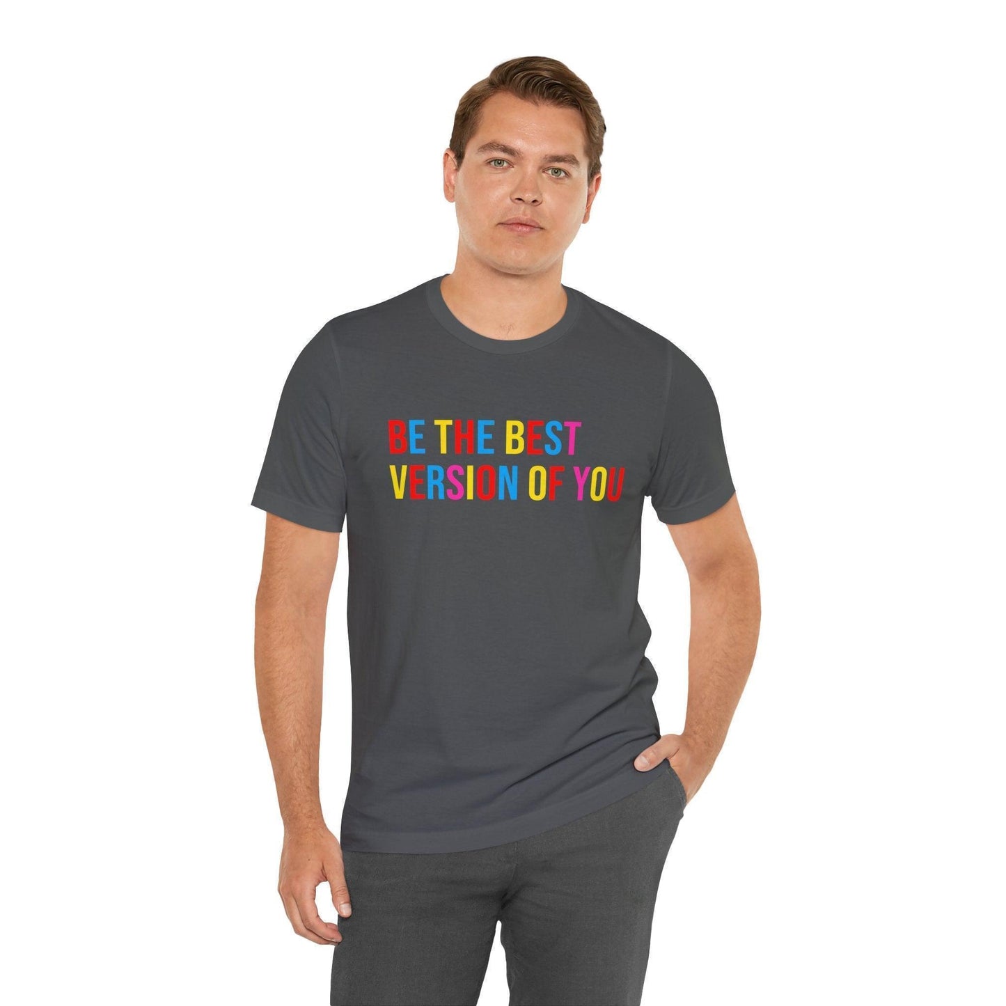 ✨ BE THE BEST VERSION OF YOU ✨ Unisex Jersey Tee 🌈 - Whippie's
