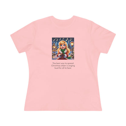 Caroler - Christmas Cheer - LBH Girl - Women's Softstyle Tee - Whippie's