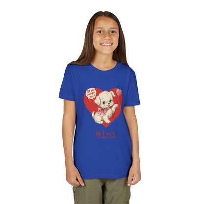 Matching Valentine Tee | Youth Puppy Love - Personalizable