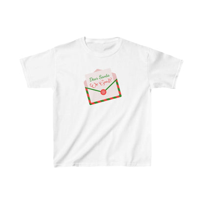 🎅 Dear Santa, We Good? 💌 Kids Heavy Cotton Tee - Whippie's