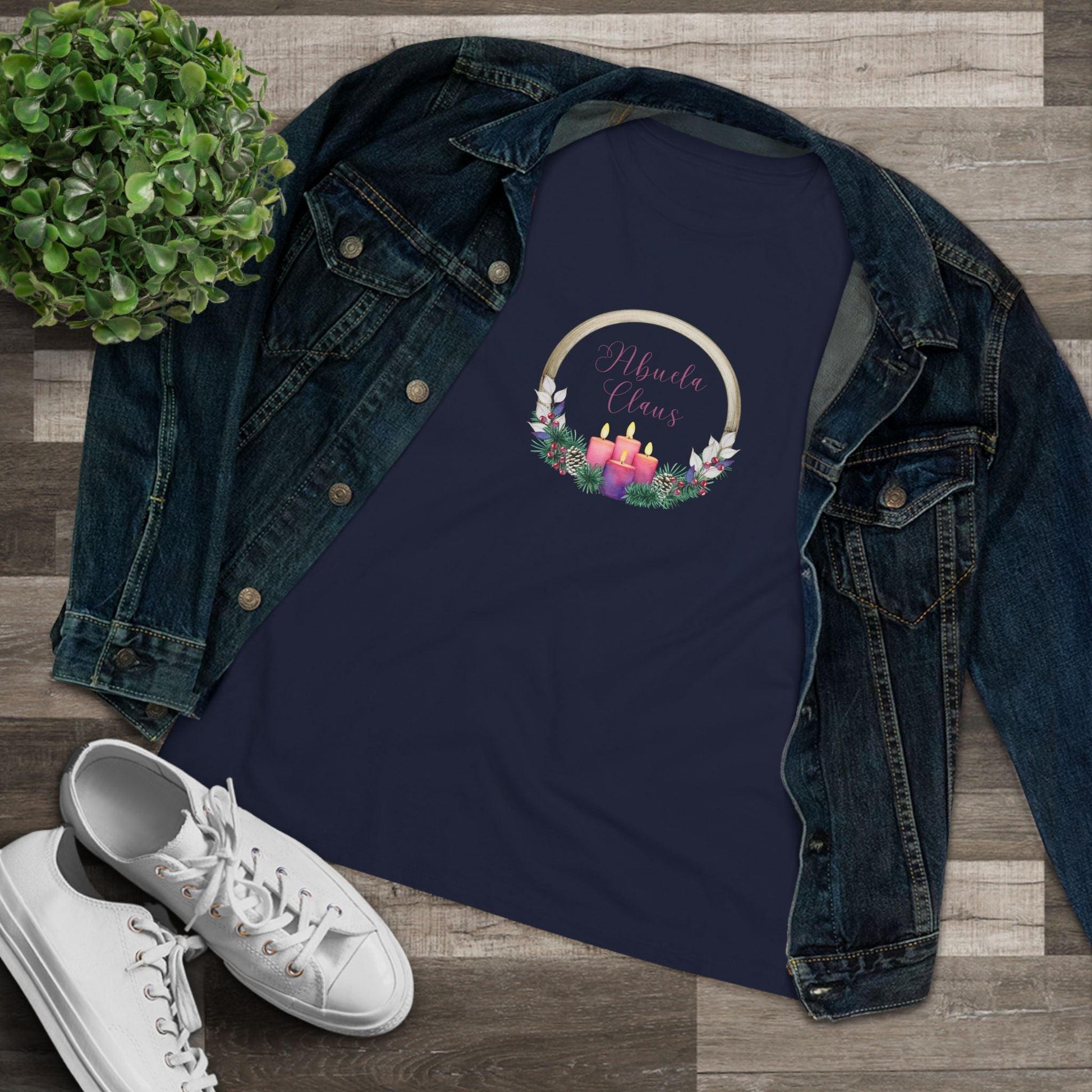 Abuela Claus Tee - Christmas Cheer! 🤶🎄 Women's Softstyle Tee - Whippie's