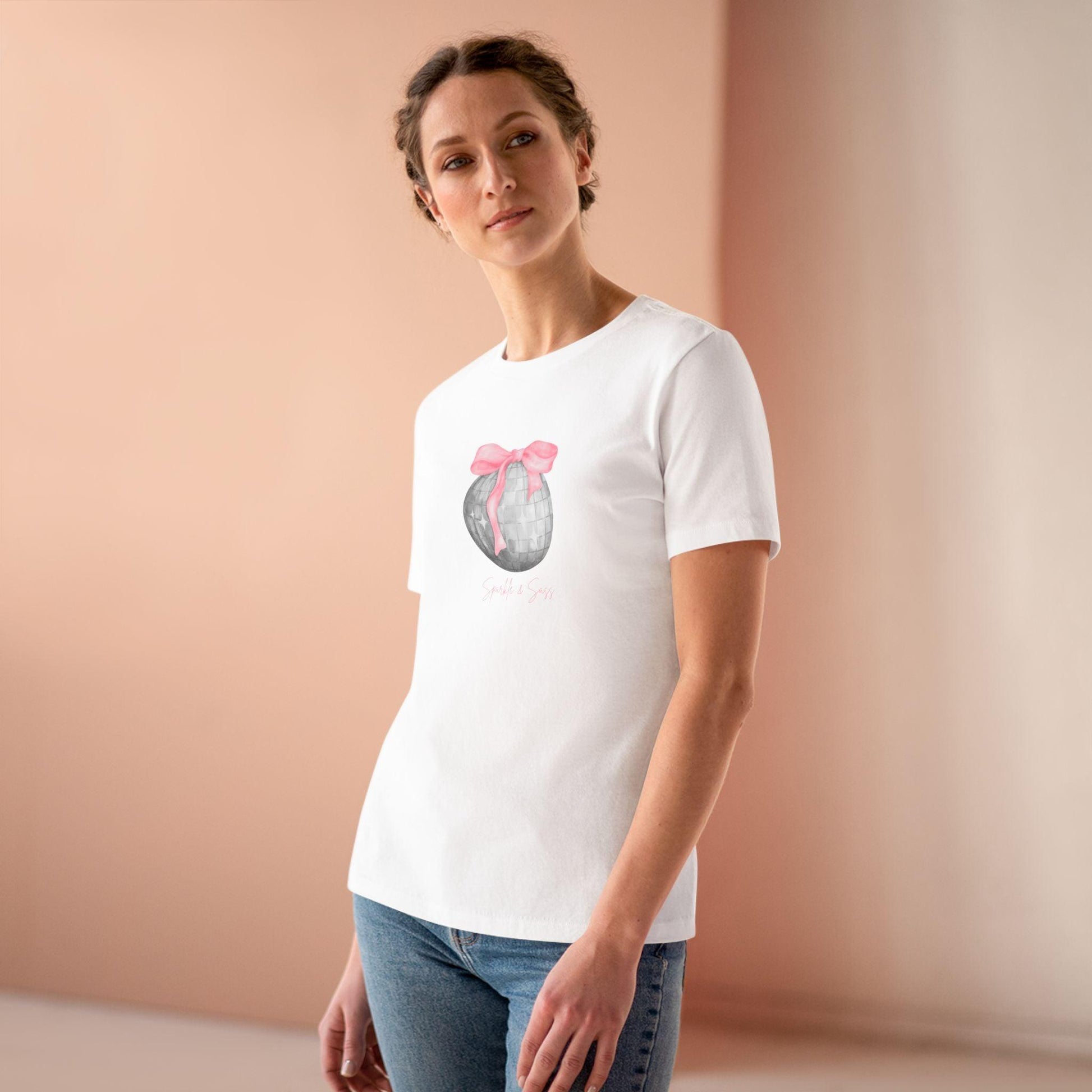 Sparkle & Shine Disco Ball Women's Softstyle Tee - Dance the Night Away! ✨ - Whippie's