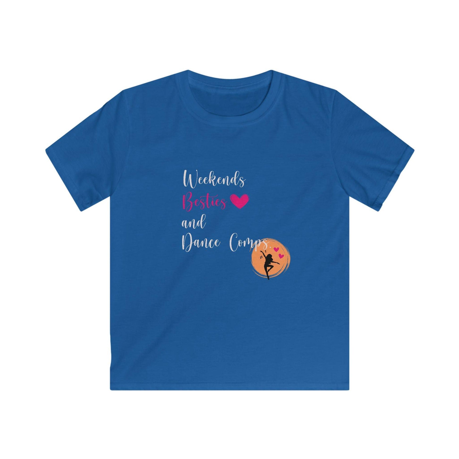 Weekends, Besties, & Dance Comps Youth Tee - 👯‍♀️💖 Dance Friends Make the Best Friends! 💖👯‍♀️ - Whippie's