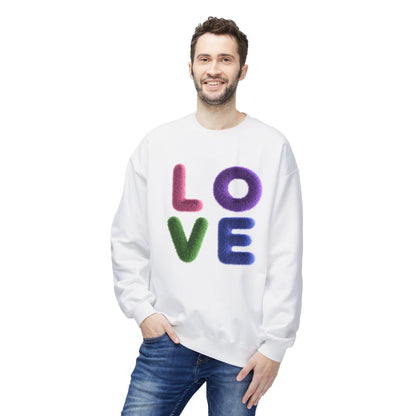 Fuzzy Love - Unisex Fleece Sweatshirt - Spread the Love ❤️ - Whippie's