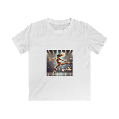 I Don't Sweat, I Sparkle (Blonde Girl) ✨ Youth T-Shirt - Whippie's