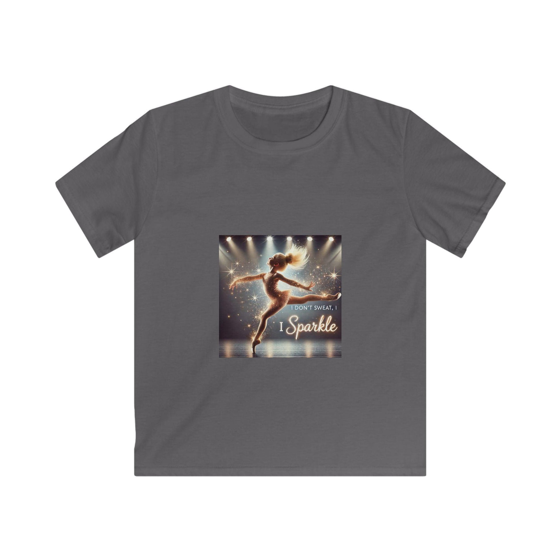 I Don't Sweat, I Sparkle (Blonde Girl) ✨ Youth T-Shirt - Whippie's