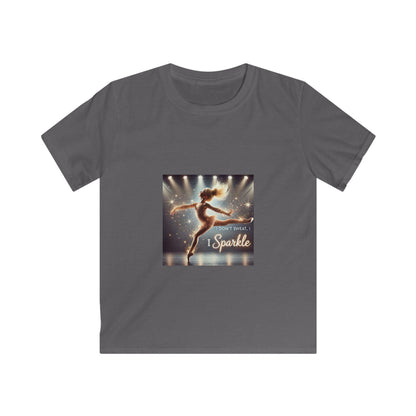 I Don't Sweat, I Sparkle (Blonde Girl) ✨ Youth T-Shirt - Whippie's