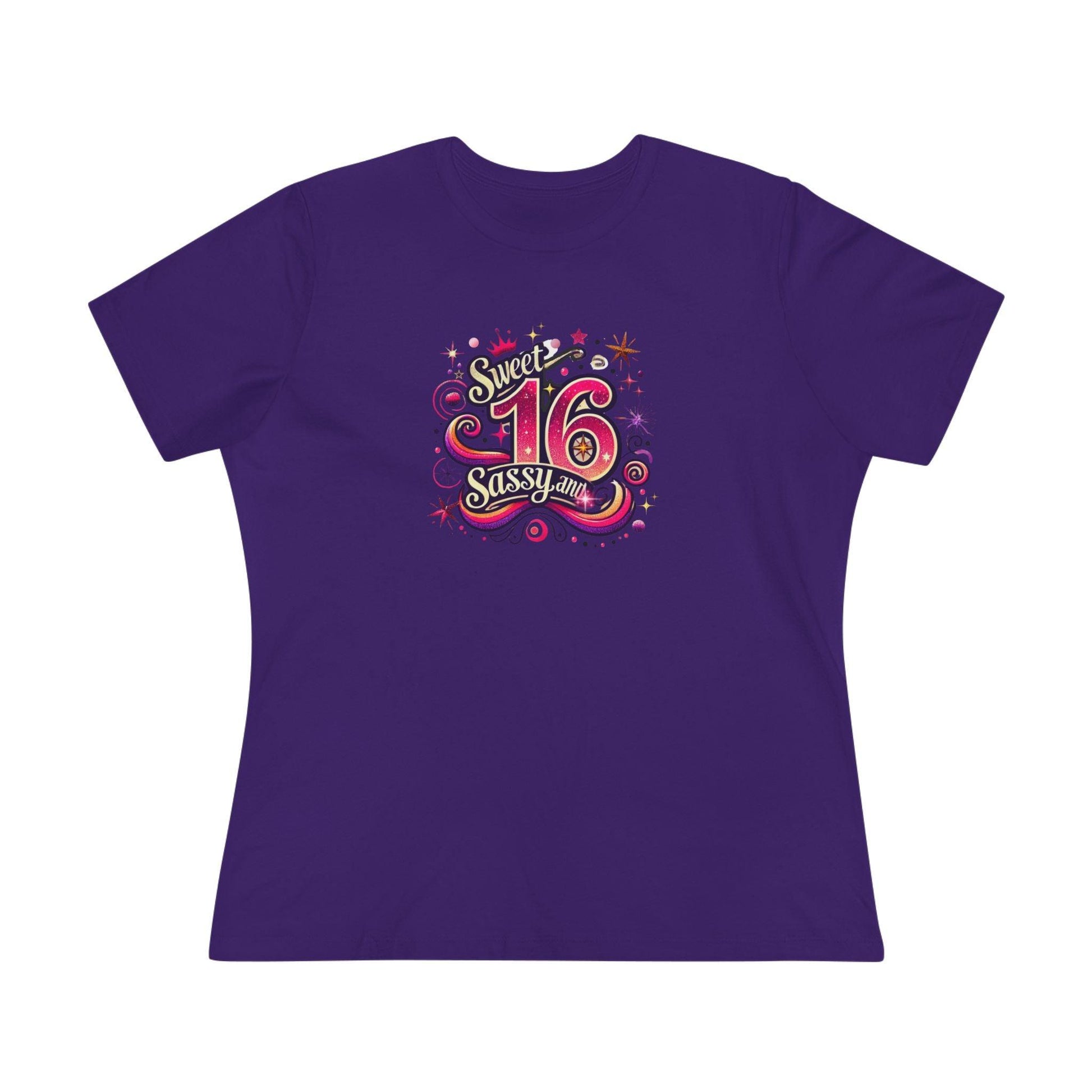 Sweet, Sassy, and 16 - Celebrate in Style! 🎉 - Women's Softstyle Tee - Whippie's