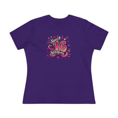 Sweet, Sassy, and 16 - Celebrate in Style! 🎉 - Women's Softstyle Tee - Whippie's