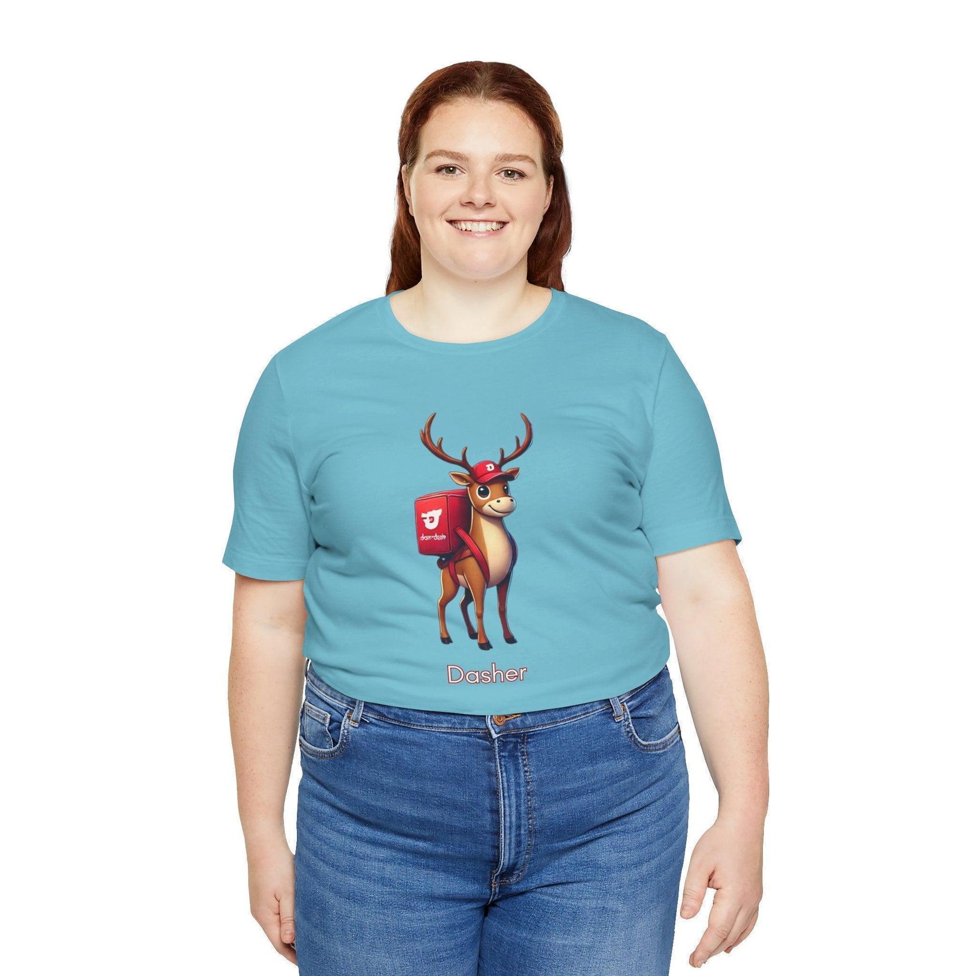 🎅 Dasher's Side Hustle 🍕 Unisex Tee ✨ Dasher's delivering more than holiday cheer! - Whippie's