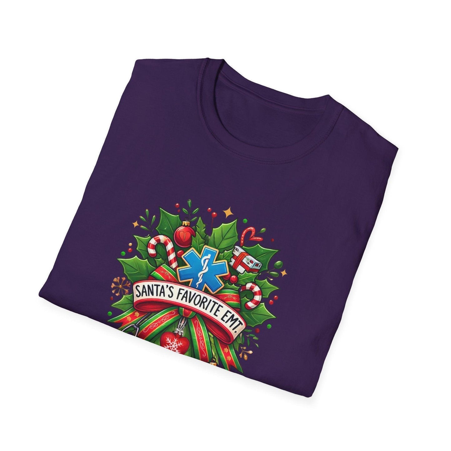 Santa's Favorite EMT Unisex Tee 🚑🎅 - Whippie's