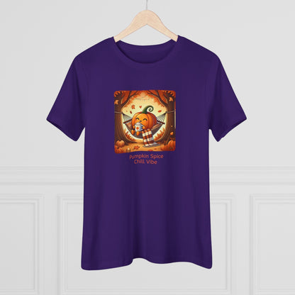 Pumpkin Spice, Chill Vibe - Women's Softstyle Tee - Whippie's
