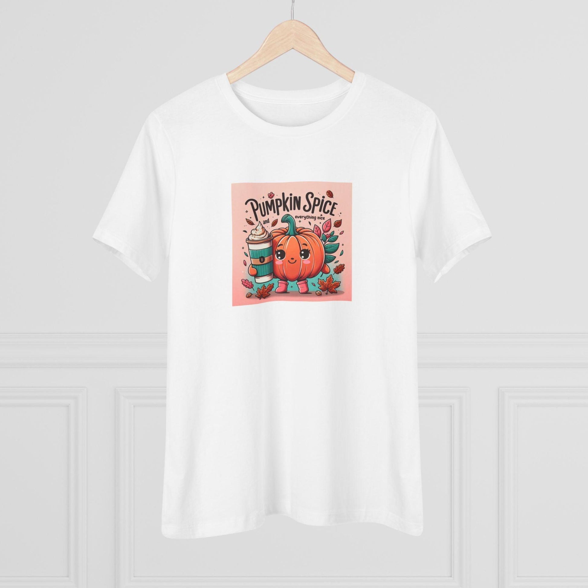 Cute Pumpkin: Pumpkin Spice and Everything Nice - Women's Softstyle Tee - Whippie's