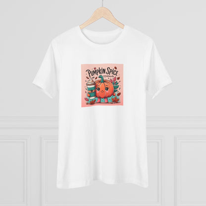 Cute Pumpkin: Pumpkin Spice and Everything Nice - Women's Softstyle Tee - Whippie's