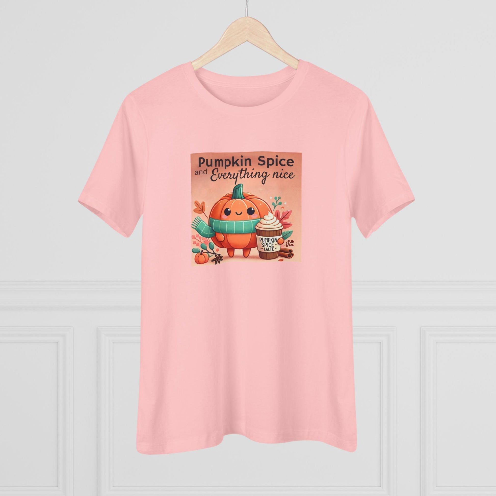 Cute Pumpkin: Pumpkin Spice and Everything Nice - Women's Softstyle Tee - Whippie's