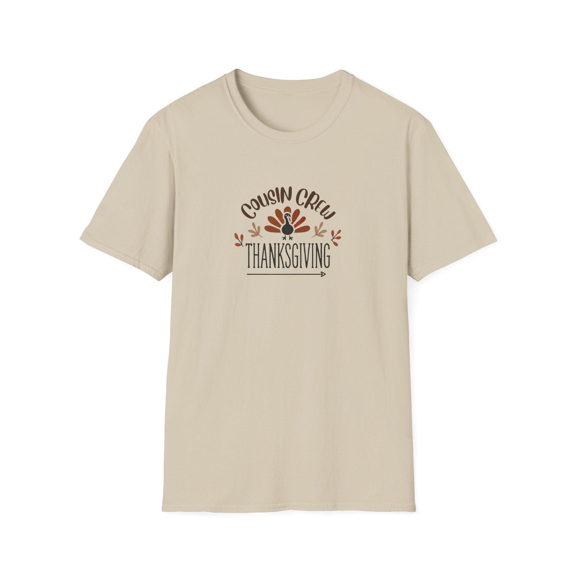 Thanksgiving Cousin Crew - Gobble 'Til You Wobble with Your Favorite Cousins! 🦃🍁 Unisex T-Shirt - Whippie's