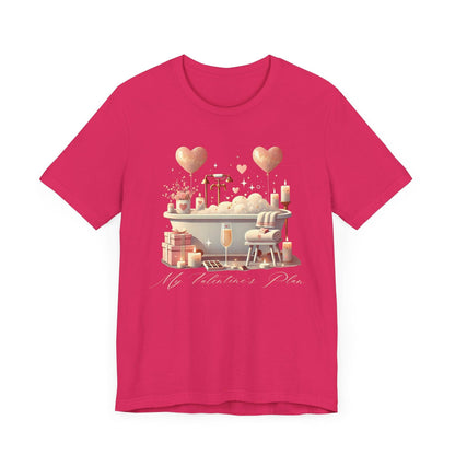 💖 My Valentine's Plan vs. Reality 🛁 Unisex Jersey Tee ✨ Expectation vs. Reality, the Valentine's Day edition! - Whippie's