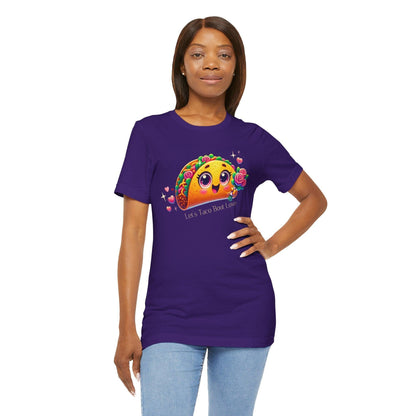 🌮 Let's Taco 'Bout Love 💖 Unisex Jersey Tee ✨ Spread the love this Valentine's Day! - Whippie's