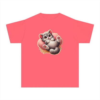 😻 Kitten Cuddle Time 💖 Youth Midweight Tee ✨ Purr-fectly adorable! - Whippie's