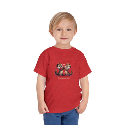 Otterly Adorable Toddler T-Shirt - Cuteness Overload! 💖🦦 - Whippie's