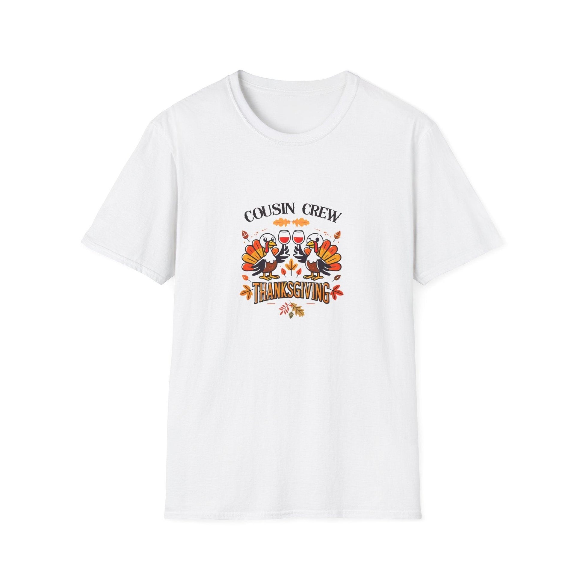 Thanksgiving Cousin Crew - Cheers to the Crew! 🦃🥂🍁 Unisex T-Shirt - Whippie's