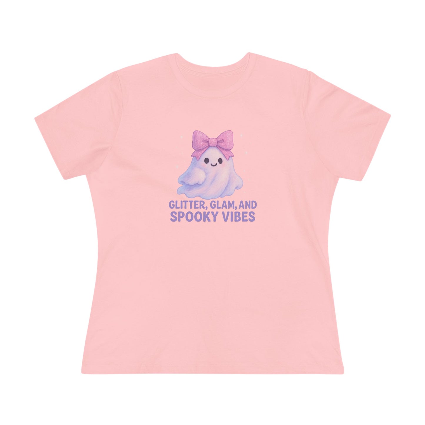 Glitter, Glam, & Spooky Vibes Women's Relaxed Tee - Whippie's