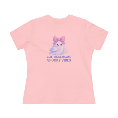 Glitter, Glam, & Spooky Vibes Women's Relaxed Tee - Whippie's