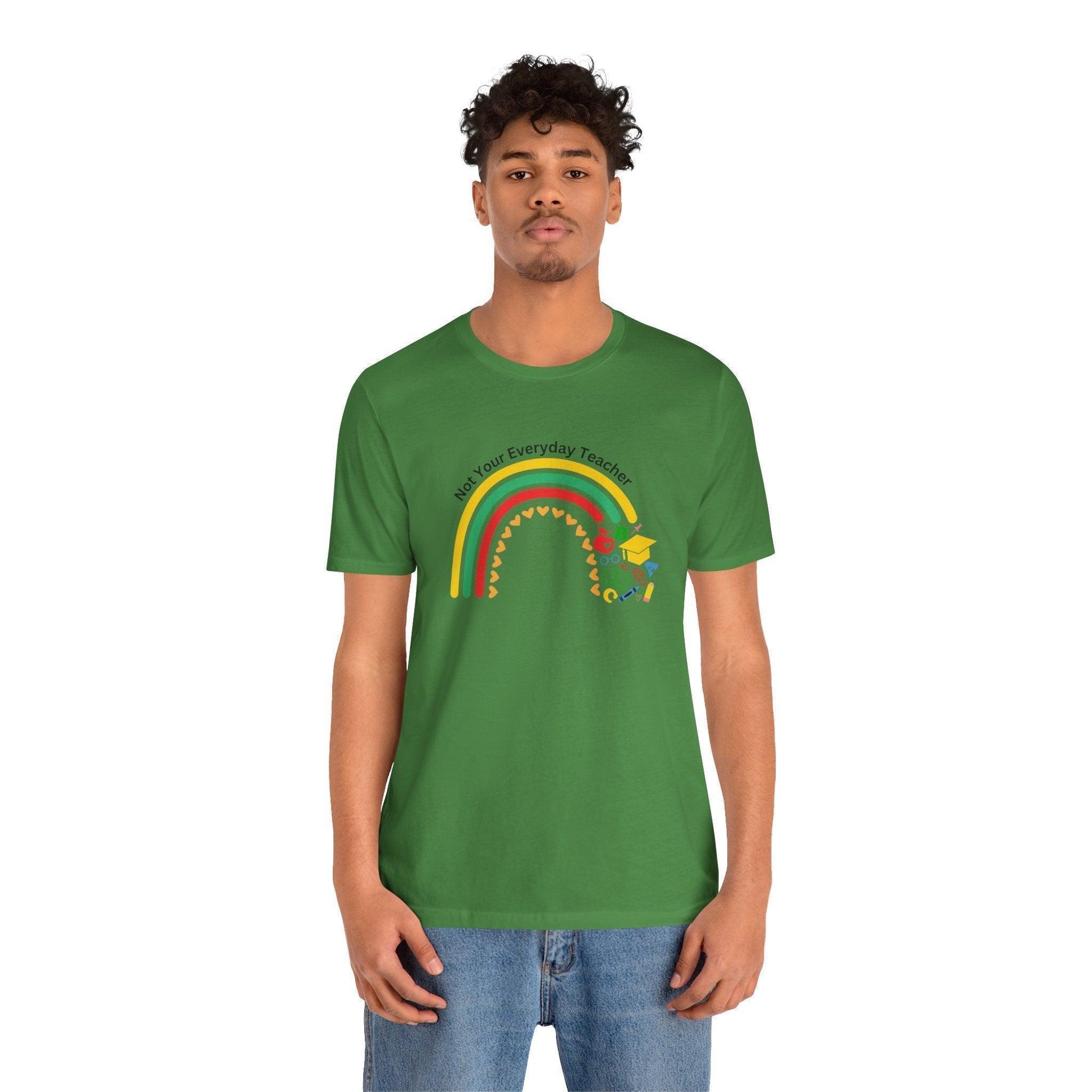 🌈 Not Your Everyday Teacher ❤️ Unisex Jersey Tee ✨ - Whippie's
