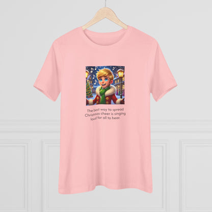 Caroler - Christmas Cheer - BHB Boy - Women's Tee - Whippie's