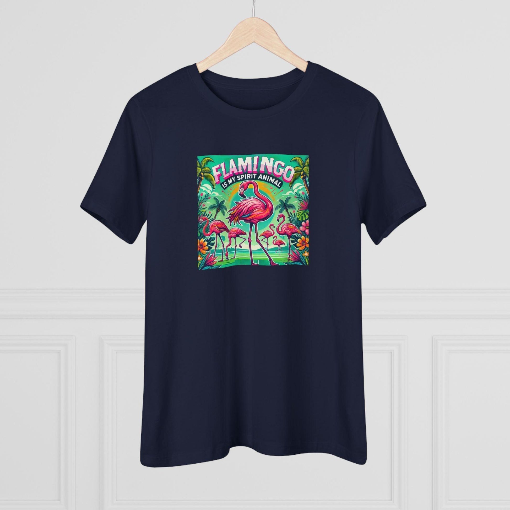 Flamingo is My Spirit Animal - Women's Softstyle Tee - Whippie's