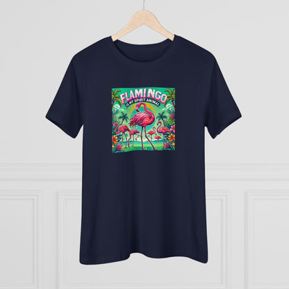Flamingo is My Spirit Animal - Women's Softstyle Tee - Whippie's