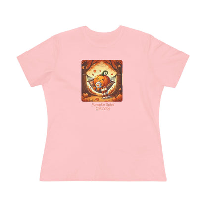 Pumpkin Spice, Chill Vibe - Women's Softstyle Tee - Whippie's