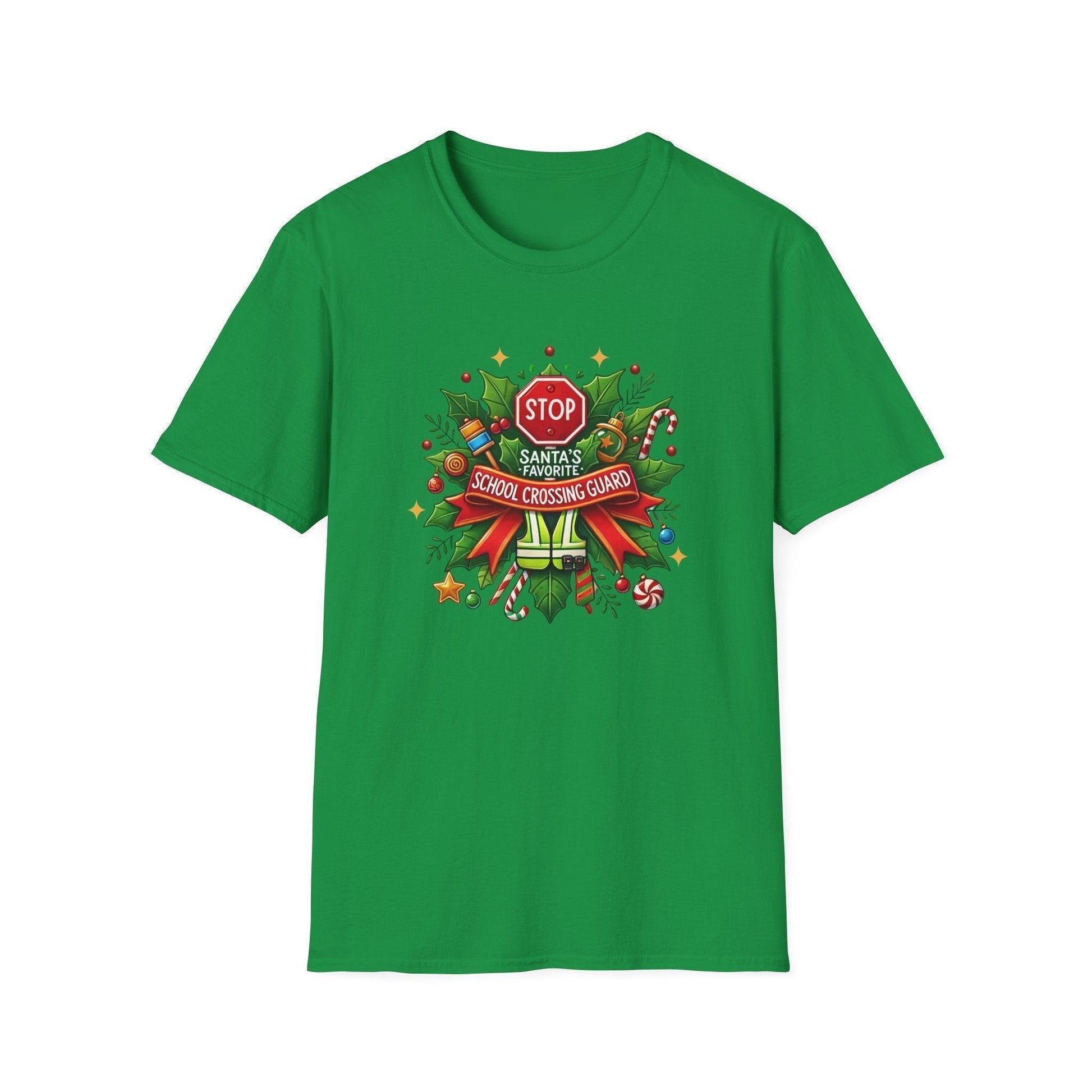 Santa's Favorite Crossing Guard Unisex Tee 🛑🎅 - Whippie's