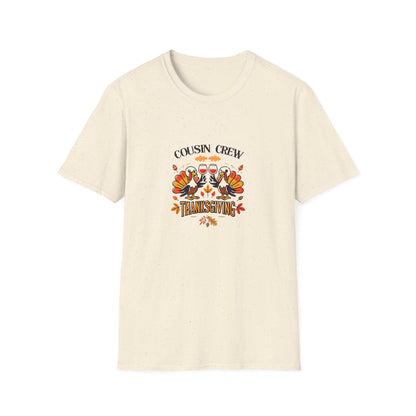 Thanksgiving Cousin Crew - Cheers to the Crew! 🦃🥂🍁 Unisex T-Shirt - Whippie's