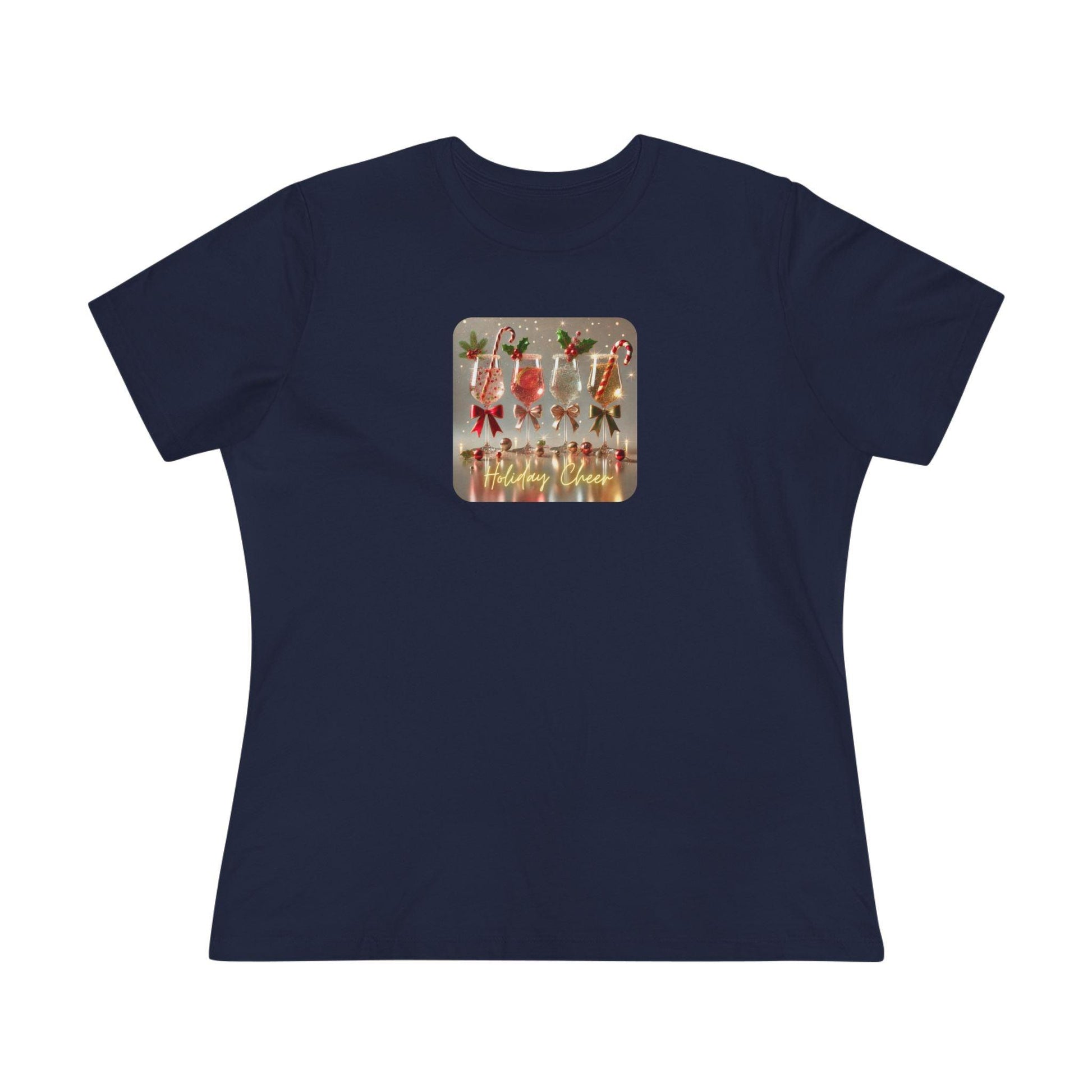 Holiday Cheer - Sip, Smile, Repeat 🥂🎄 - Women's Softstyle Tee - Whippie's