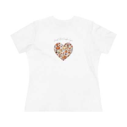 Heart Full of Pumpkin Spice - Women's Softstyle Tee - Whippie's