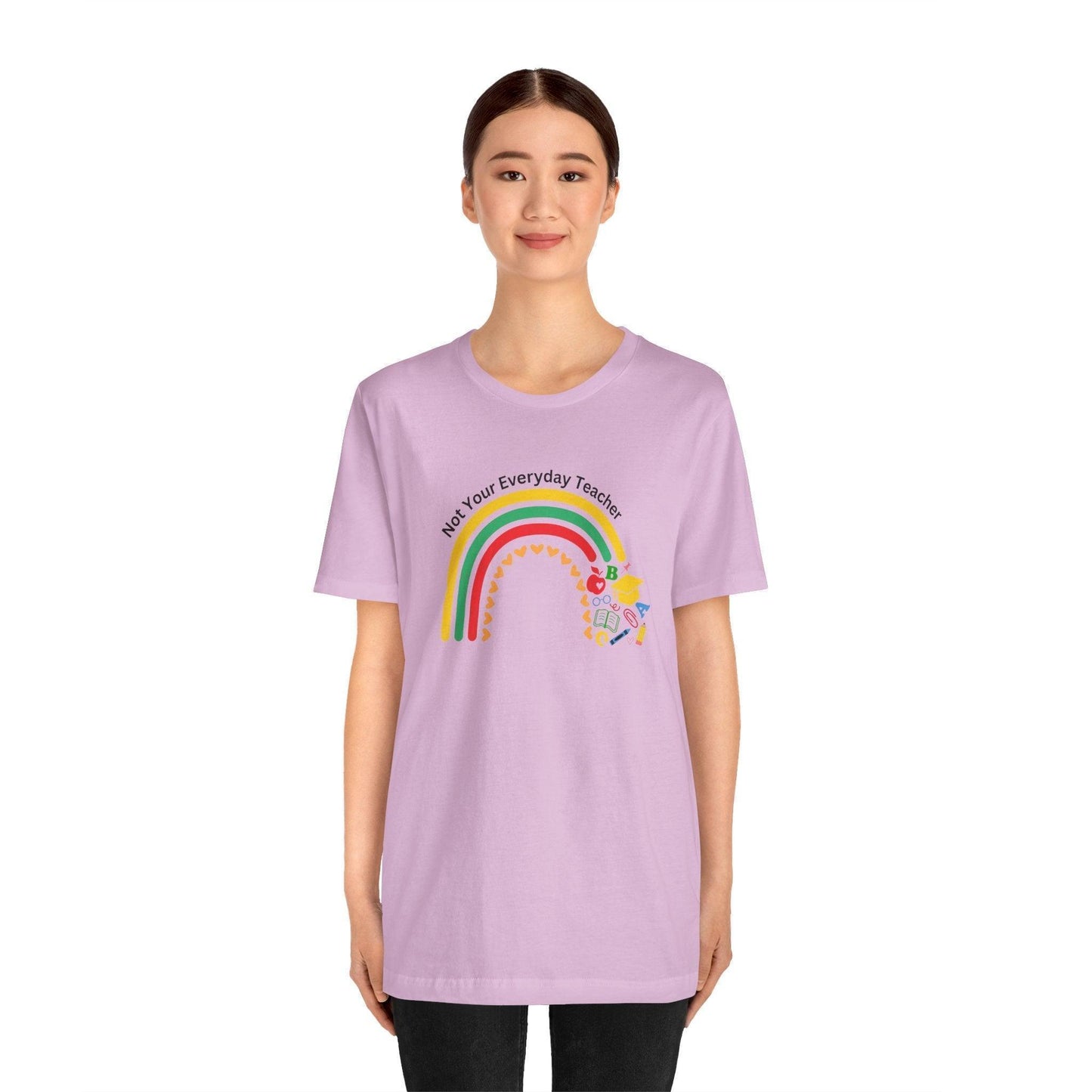 🌈 Not Your Everyday Teacher ❤️ Unisex Jersey Tee ✨ - Whippie's
