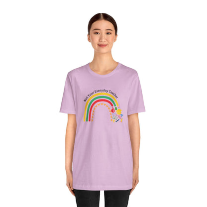 🌈 Not Your Everyday Teacher ❤️ Unisex Jersey Tee ✨ - Whippie's