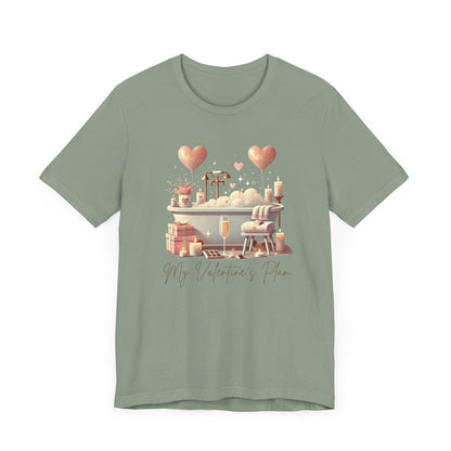 💖 My Valentine's Plan vs. Reality 🛁 Unisex Jersey Tee ✨ Expectation vs. Reality, the Valentine's Day edition! - Whippie's
