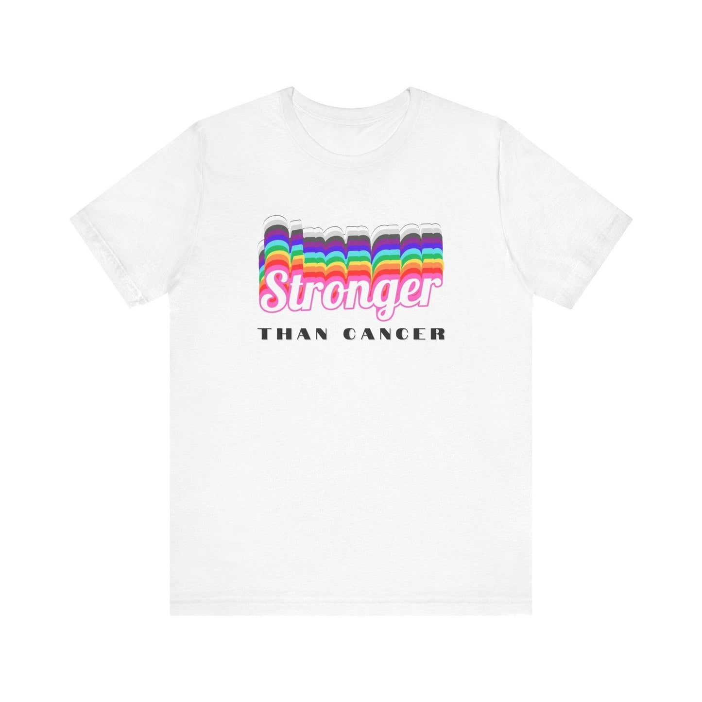 💪 Stronger Than Cancer 🎗️ Unisex Jersey Tee ✨ Show your support, wear your strength. - Whippie's