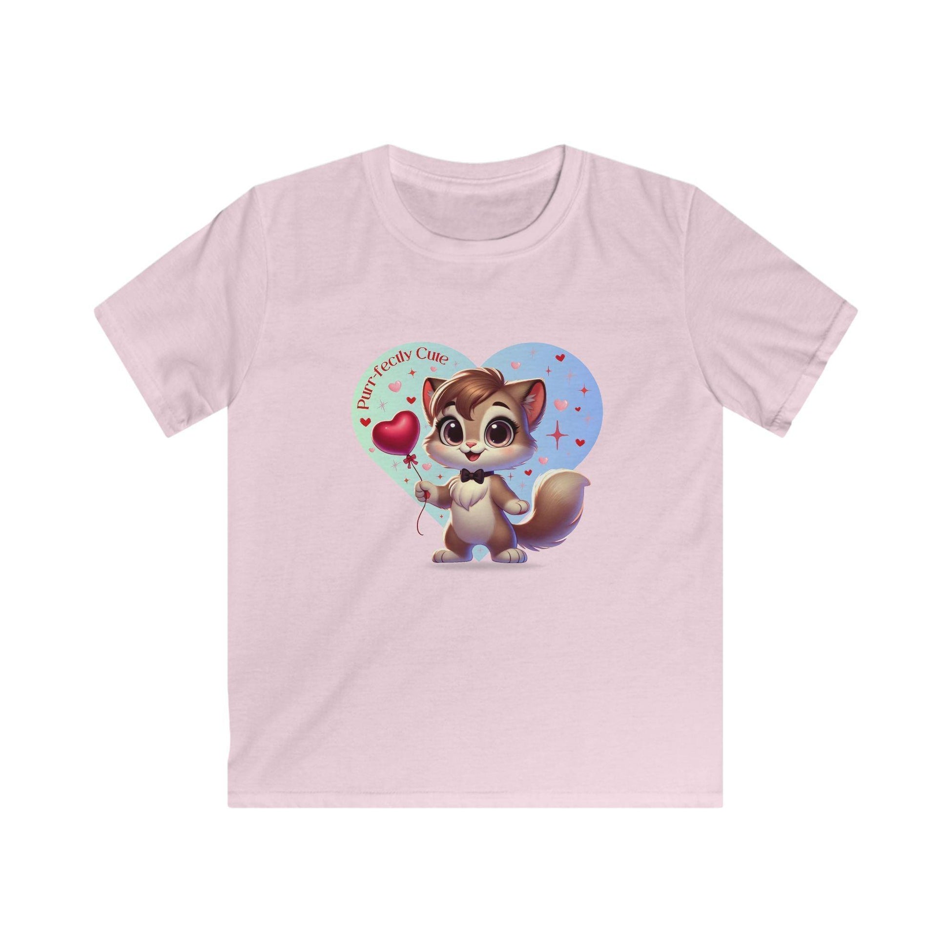 💙 Purr-fectly Cute😻 Kids Softstyle Tee ✨ Dapper style for your little man! - Whippie's