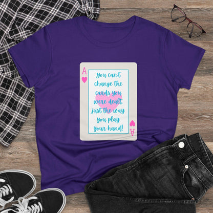 💖 Ace of Hearts 💪 Women's Tee ✨ Play your hand like a queen! 👑 - Whippie's