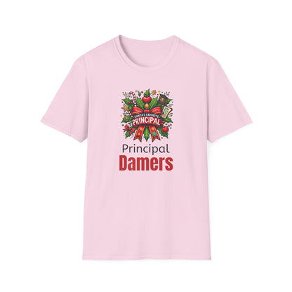 Santa’s Favorite School Principal Christmas Shirt | Unisex Tee