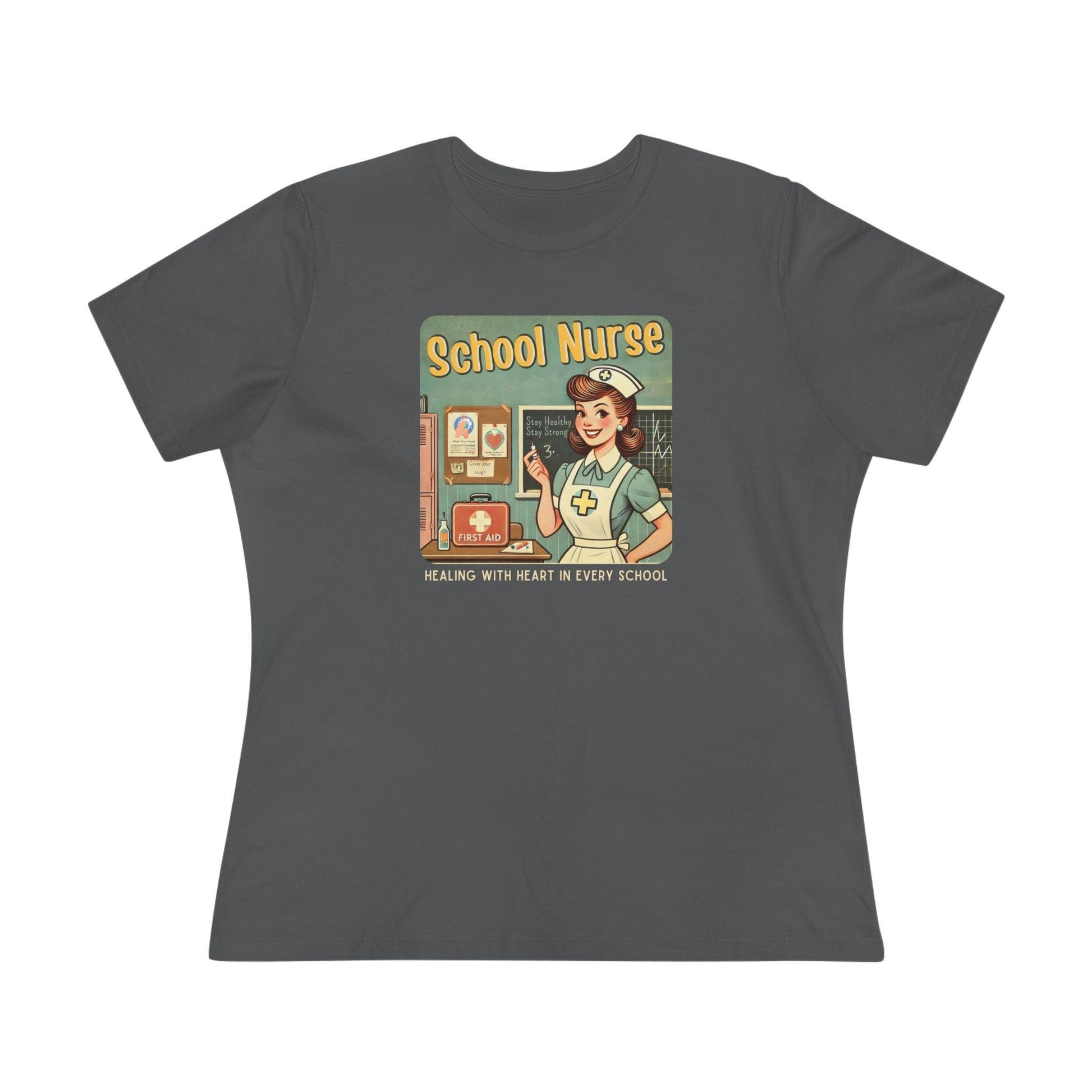 School Nurse Hero Tee - Healing with Heart in Every School 🩺❤️ - Whippie's