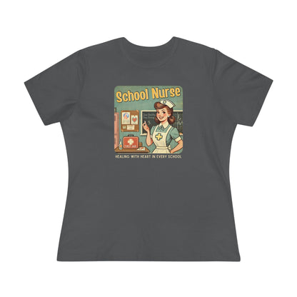 School Nurse Hero Tee - Healing with Heart in Every School 🩺❤️ - Whippie's