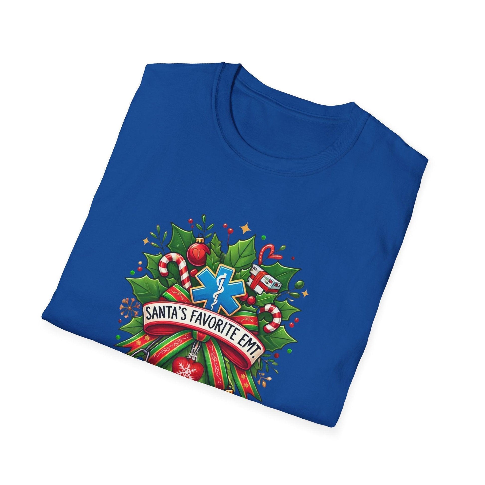 Santa's Favorite EMT Unisex Tee 🚑🎅 - Whippie's